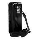 Black Emerson Portable AMFM Radio with Earbuds