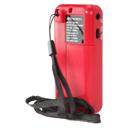 Red Emerson Portable AMFM Radio with Earbuds