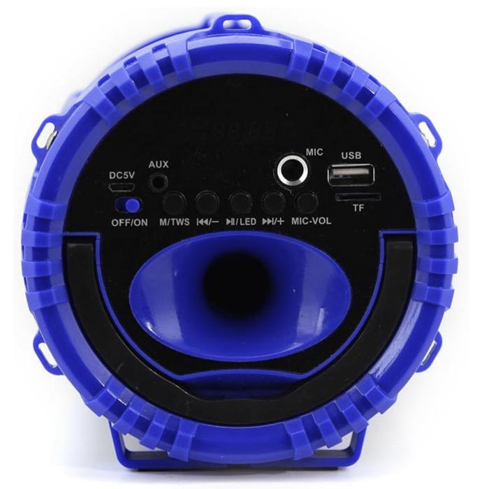 Emerson Portable Bluetooth Speaker with LED Lighting and Carrying Strap