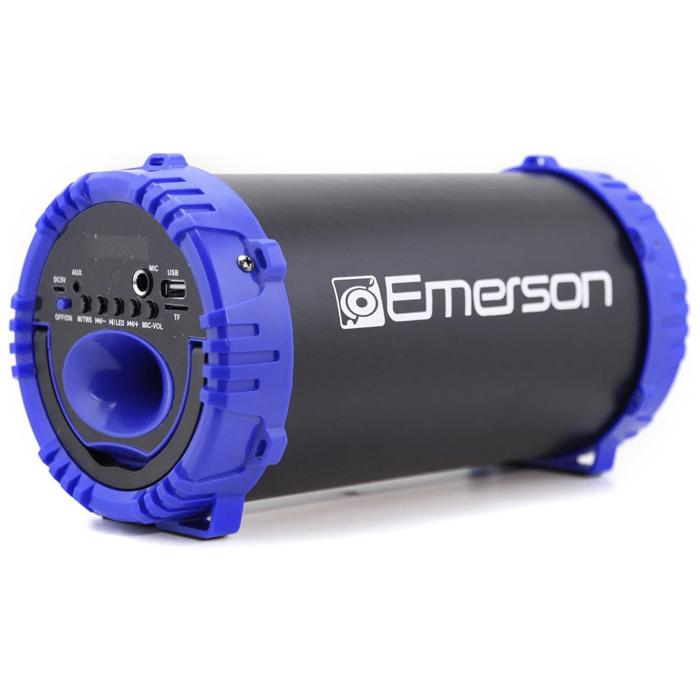 Emerson Portable Bluetooth Speaker with LED Lighting and Carrying Strap