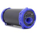 Blue Emerson Portable Bluetooth Speaker with LED Lighting and Carrying Strap