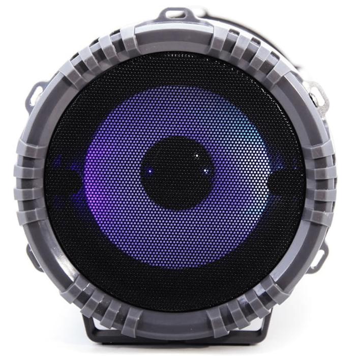 Emerson Portable Bluetooth Speaker with LED Lighting and Carrying Strap