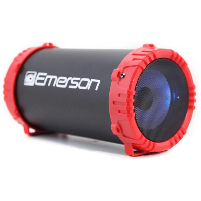 Emerson Portable Bluetooth Speaker with LED Lighting and Carrying Strap