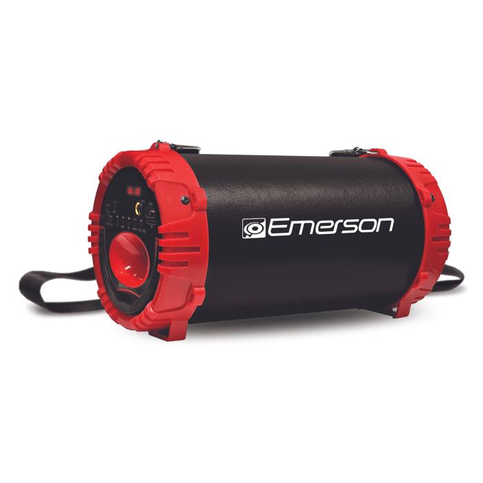 Emerson Portable Bluetooth Speaker with LED Lighting and Carrying Strap