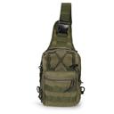 Army Green JupiterGear Unisex Sling Shoulder Bag MOLLE Outdoor Daypack Backpack