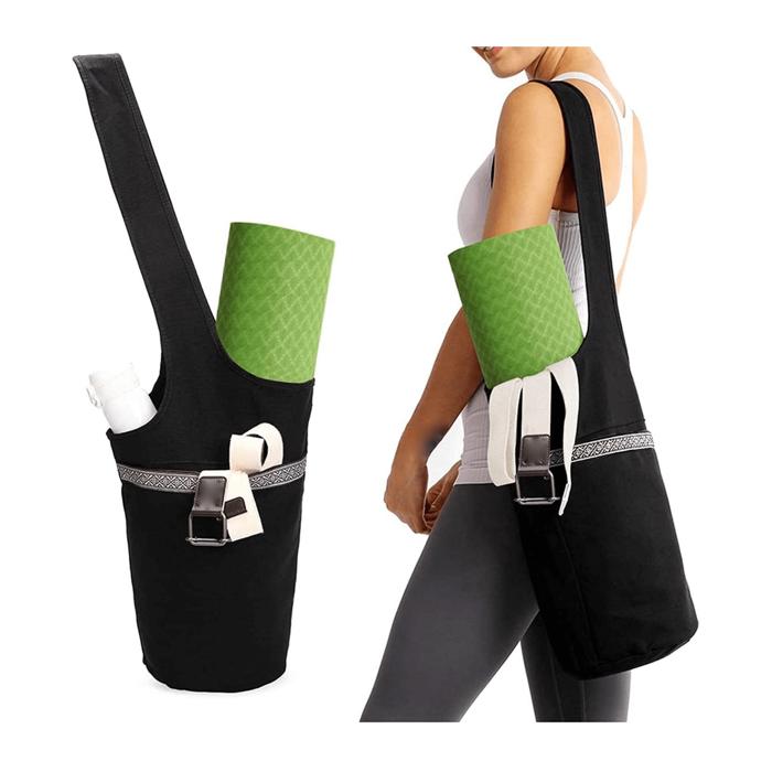 JupiterGear Yoga Mat Carrying Tote Bag with Large Pockets