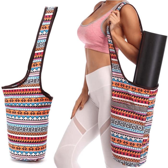 JupiterGear Yoga Mat Carrying Tote Bag with Large Pockets