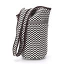 B&W ZigZag JupiterGear Yoga Mat Carrying Tote Bag with Large Pockets