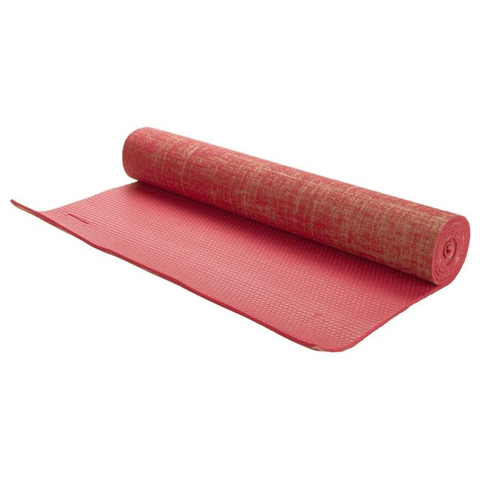 Maji Sports Jute Premium Eco Yoga Mat + Foot Massager (7.5cm x 17.5cm)