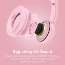 Pink HyperGear Bunny Tracks Wireless Light-Up Headphones