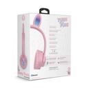 Pink HyperGear Bunny Tracks Wireless Light-Up Headphones