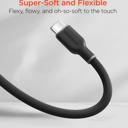 Black HyperGear Flexi PRO USB-C to USB-C Cable 6ft