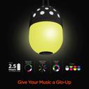 Black HyperGear Go-Glo Light-Up LED Wireless Speaker