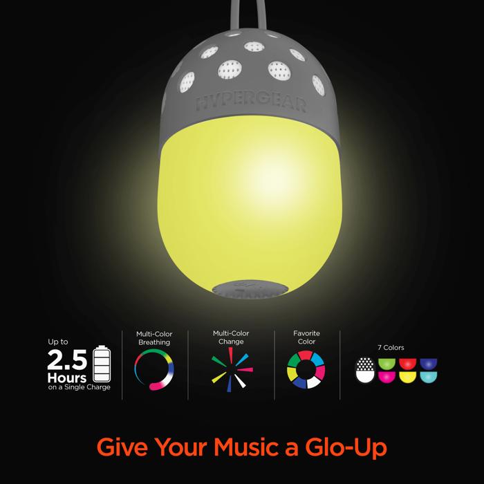 HyperGear Go-Glo Light-Up LED Wireless Speaker