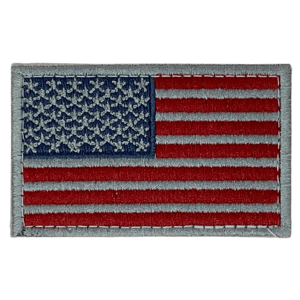 JupiterGear Tactical USA Flag Patch with Detachable Backing