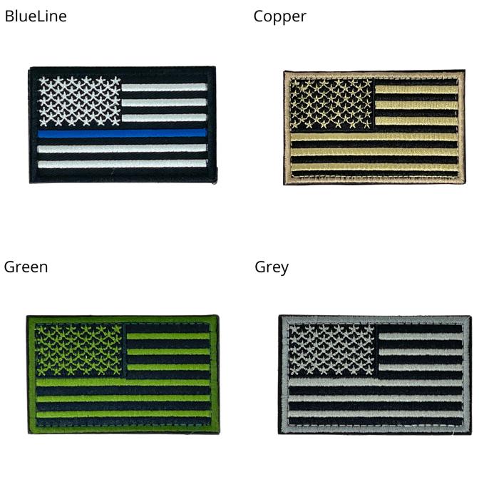 JupiterGear Tactical USA Flag Patch with Detachable Backing