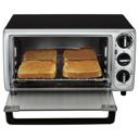  Proctor Silex 4-Slice 3-Knob Countertop Toaster Oven Broiler with Bake Pan