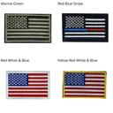  JupiterGear Tactical USA Flag Patch with Detachable Backing