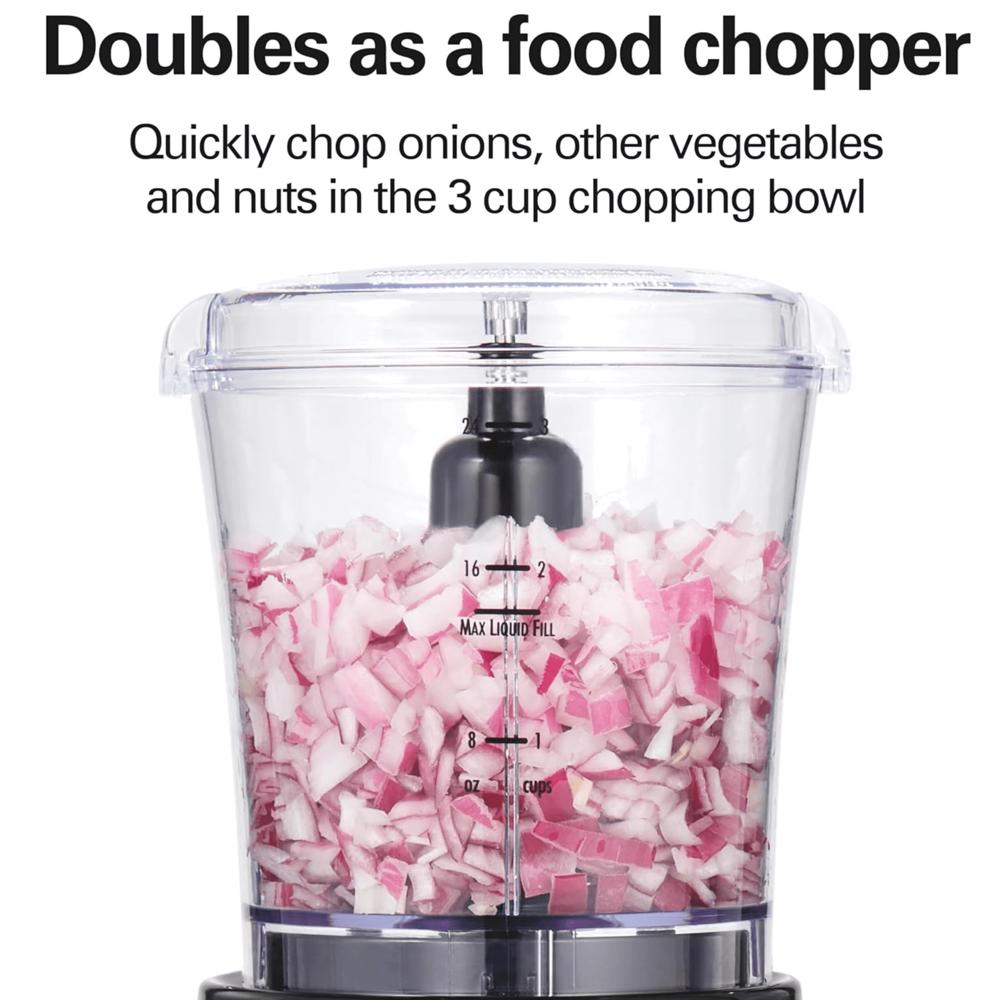 Hamilton Beach Power Elite Glass Jar Blender and Food Chopper Combo