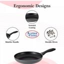  Alpine Cuisine Non-Stick 3-Piece Aluminum Fry Pan Set