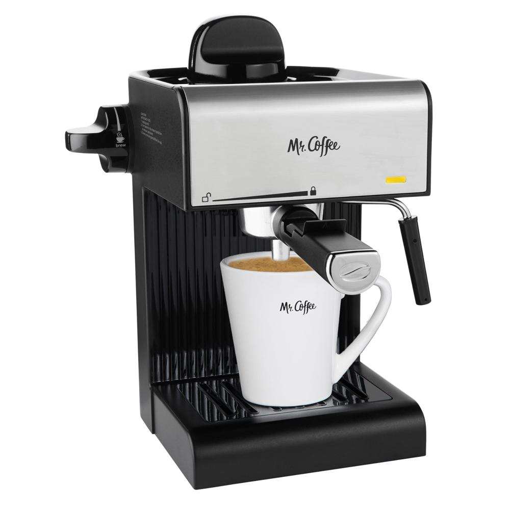 Mr. Coffee Café Steam Espresso and Cappuccino Machine with Milk Frothing Wand