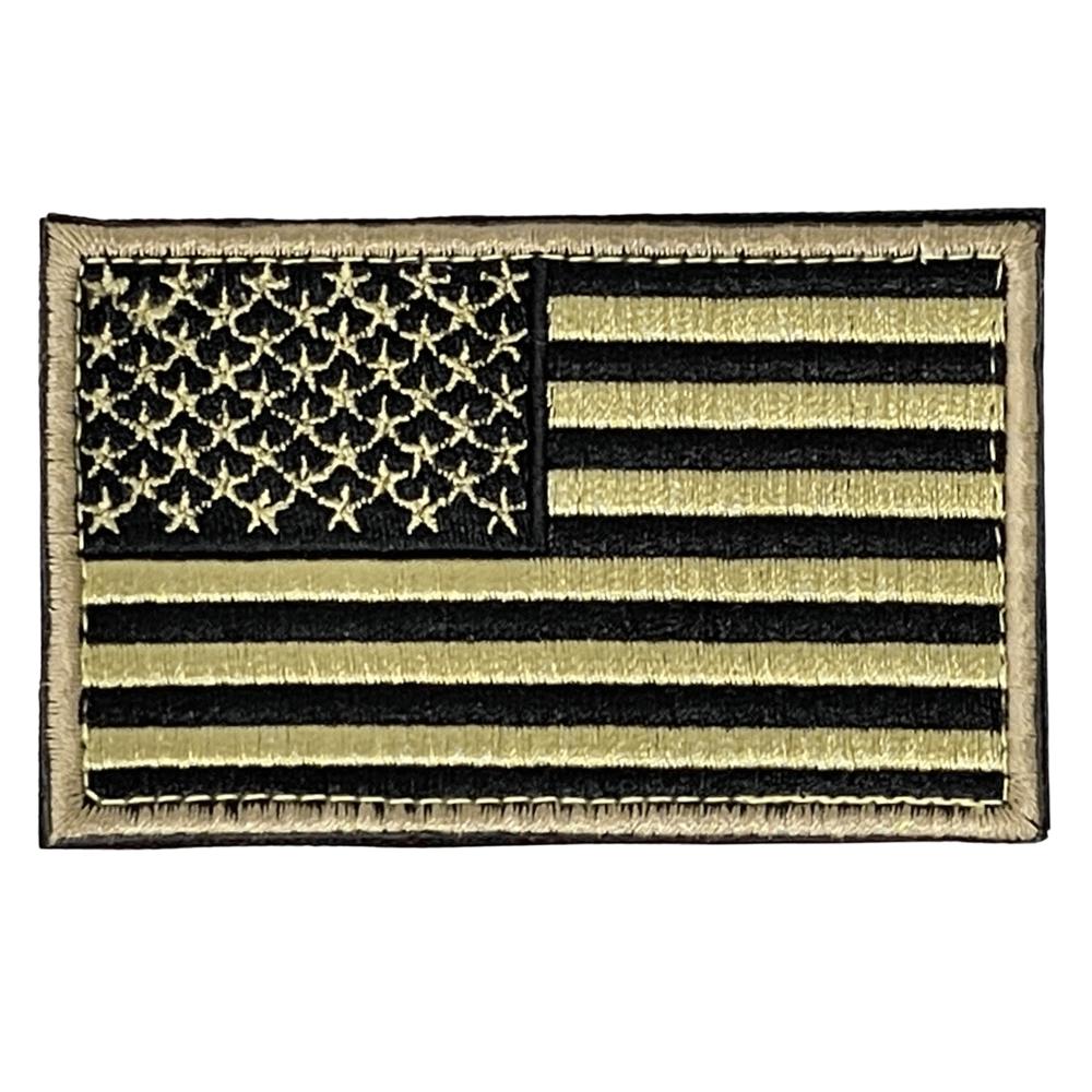 JupiterGear Tactical USA Flag Patch with Detachable Backing