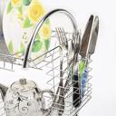  Better Chef 16" 2-Level Chrome-Plated S-Shaped Dish Rack