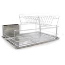  Better Chef 22" 2-Tier 4-Piece Chrome Classic Dish Rack