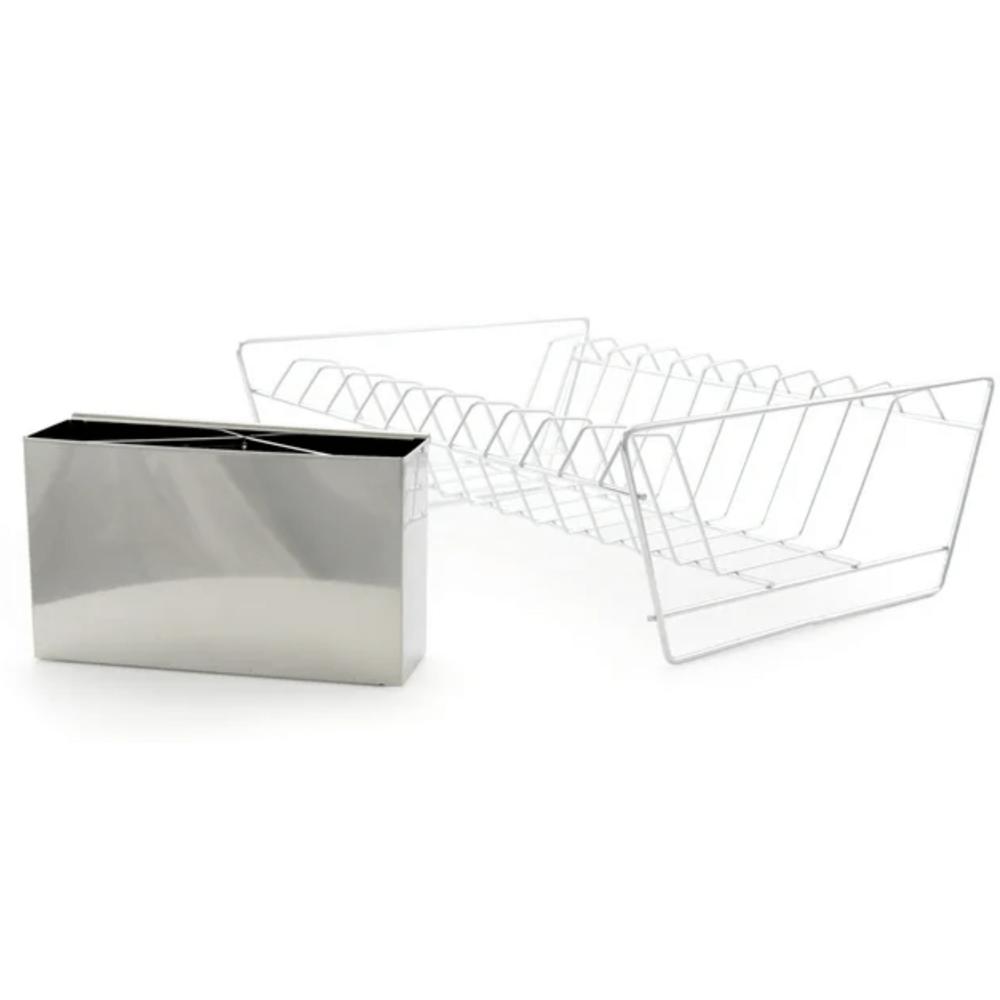 Better Chef 22" 2-Tier 4-Piece Chrome Classic Dish Rack