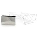  Better Chef 22" 2-Tier 4-Piece Chrome Classic Dish Rack