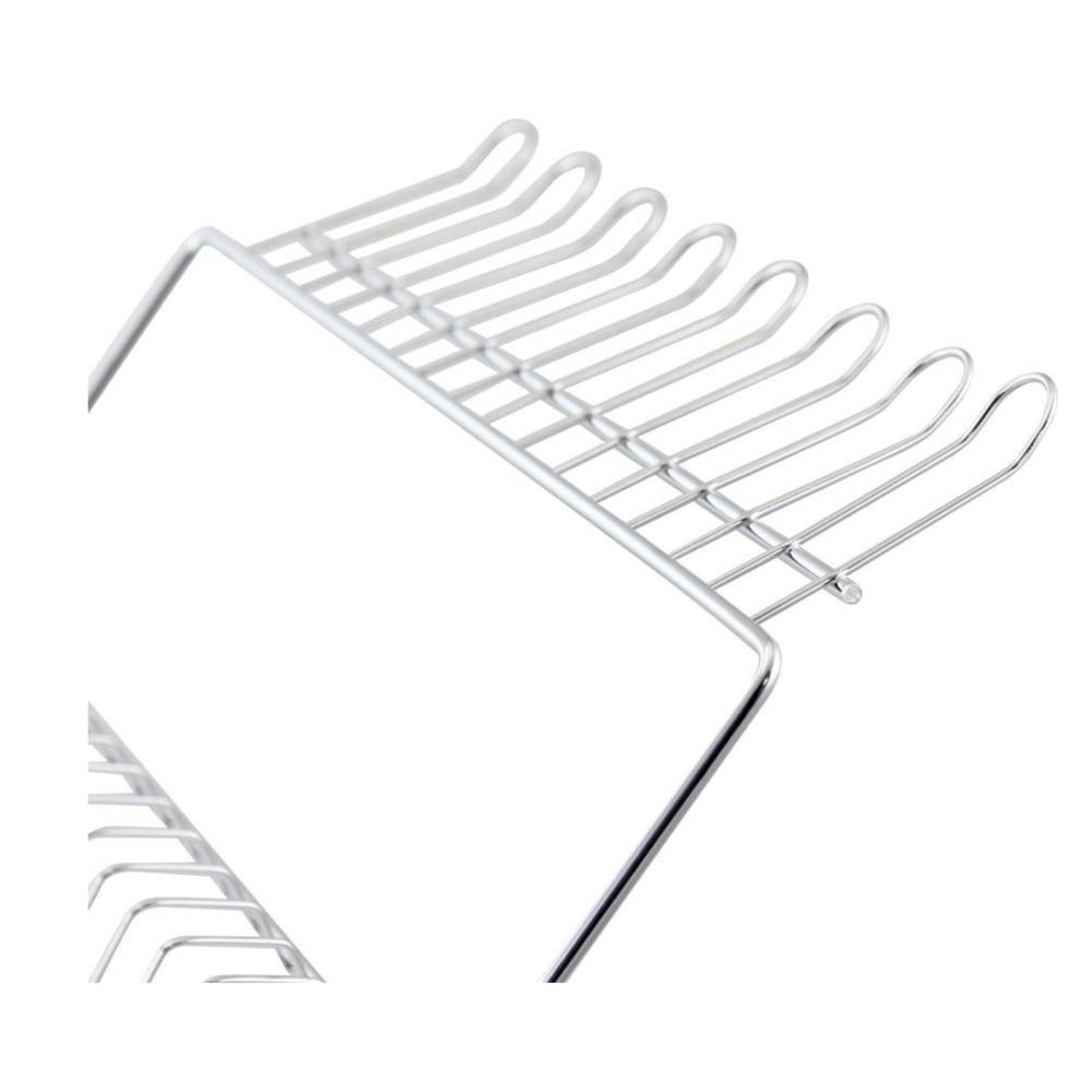 Better Chef 22" 2-Tier Chrome Deluxe Dish Rack