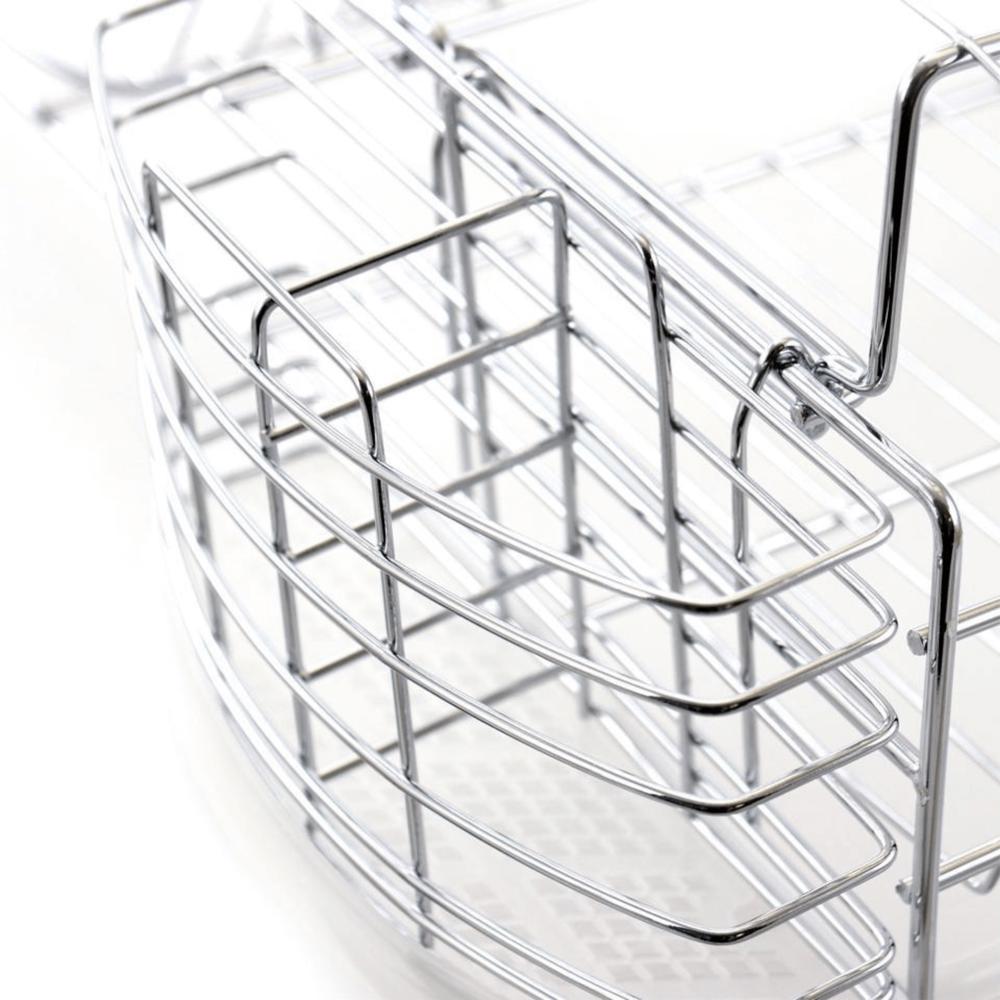 Better Chef 22" 2-Tier Chrome Deluxe Dish Rack