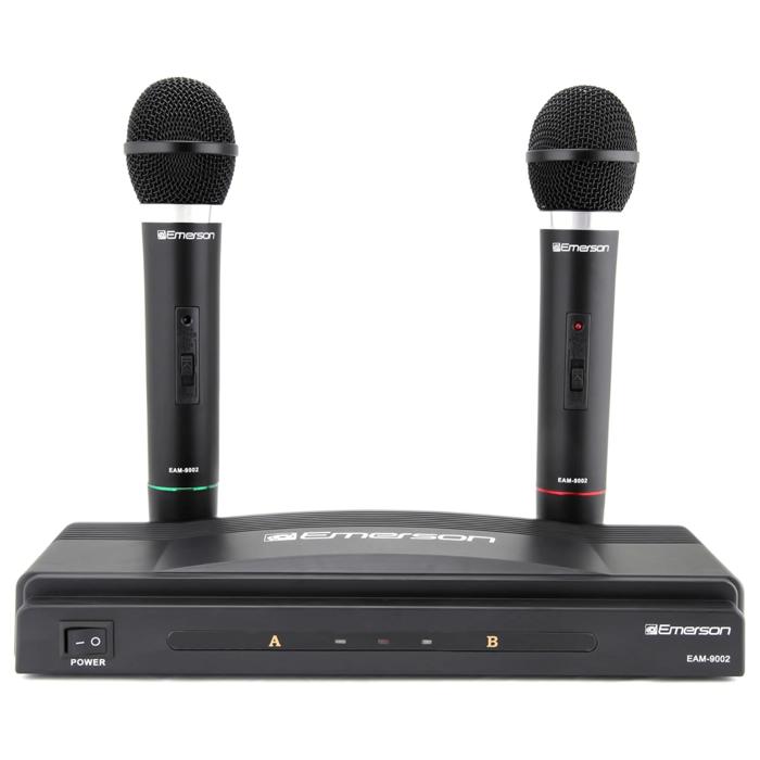 Emerson Professional Dual Microphone Kit with Wireless Transmitter