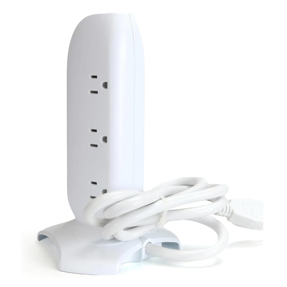 Emerson 5-Outlet + USB Charging Tower with Surge Protection