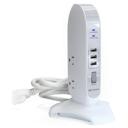  Emerson 5-Outlet + USB Charging Tower with Surge Protection