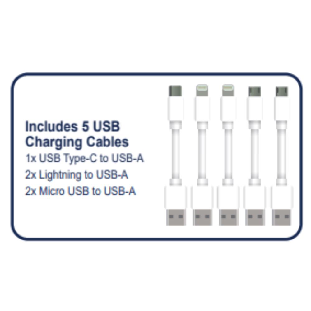 Emerson 5-Port USB Charging Station