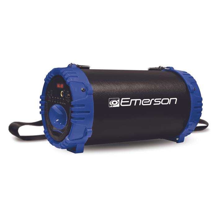 Emerson Portable Bluetooth Speaker with LED Lighting and Carrying Strap