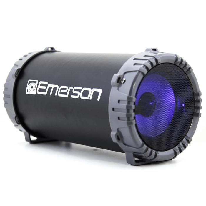 Emerson Portable Bluetooth Speaker with LED Lighting and Carrying Strap