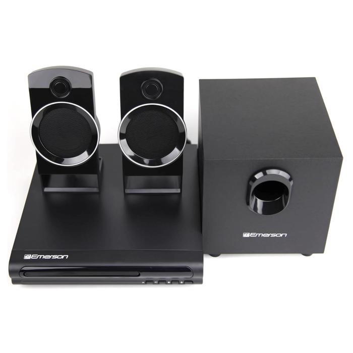 Emerson Speaker Surround Sound System & 2.1 Channel Home Theater DVD Player