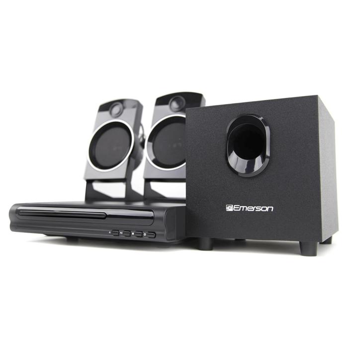 Emerson Speaker Surround Sound System & 2.1 Channel Home Theater DVD Player