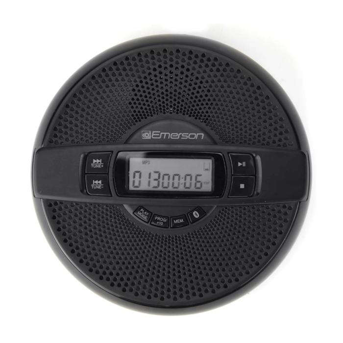 Emerson Portable Bluetooth CD Player with FM Radio and Speaker