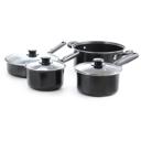  Better Chef 7-Piece Carbon Steel Cookware Set with Glass Lids