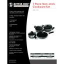  Better Chef 7-Piece Aluminum Non-Stick Cookware Set