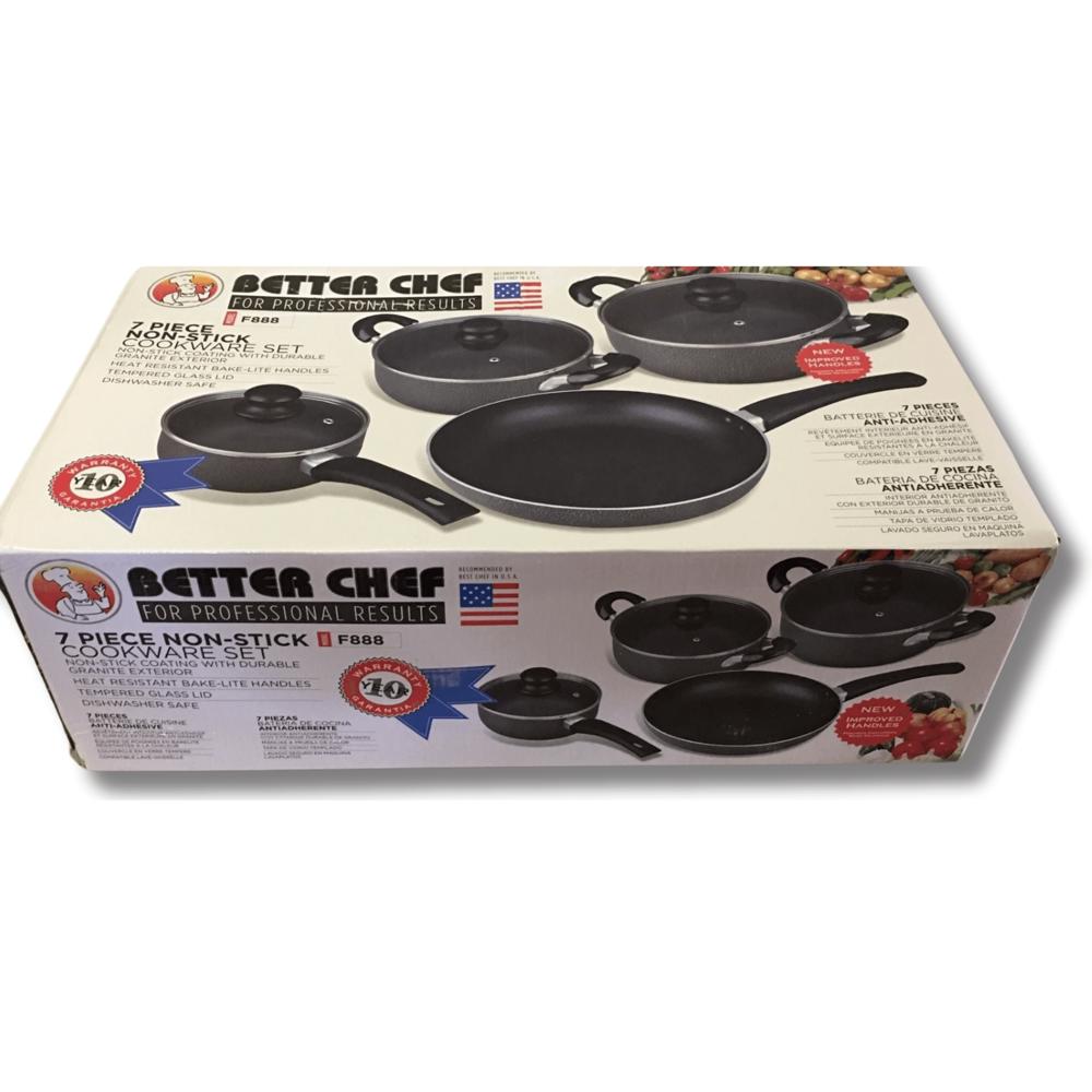 Better Chef 7-Piece Aluminum Non-Stick Cookware Set