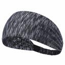 Black JupiterGear Extra-Wide Sport and Fitness Sweat-Wicking Headband