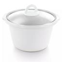  Better Chef 3-Quart Round Stone Cooker with Removable White Crock