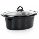  Better Chef 6-Quart Oval Stainless Steel Slow Cooker with Removable Stoneware Crock