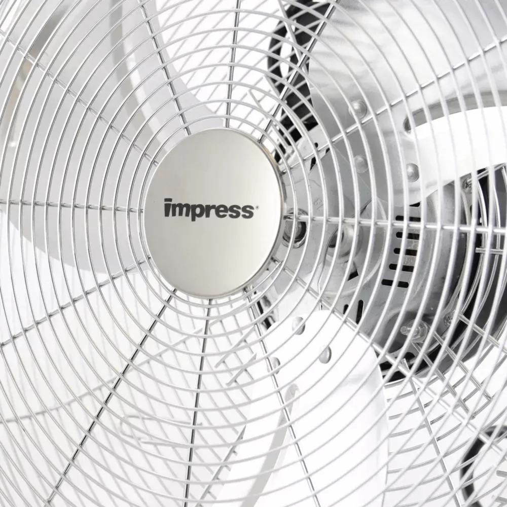 Impress 18-Inch High-Velocity Floor Fan with Chrome Finish