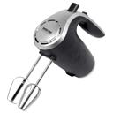 Black Better Chef 5-Speed 150W Hand Mixer with Silver Accents and Storage Clip