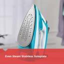  Black & Decker Mid-Size One-Step Garment Steam Iron w Stainless Nonstick Soleplate